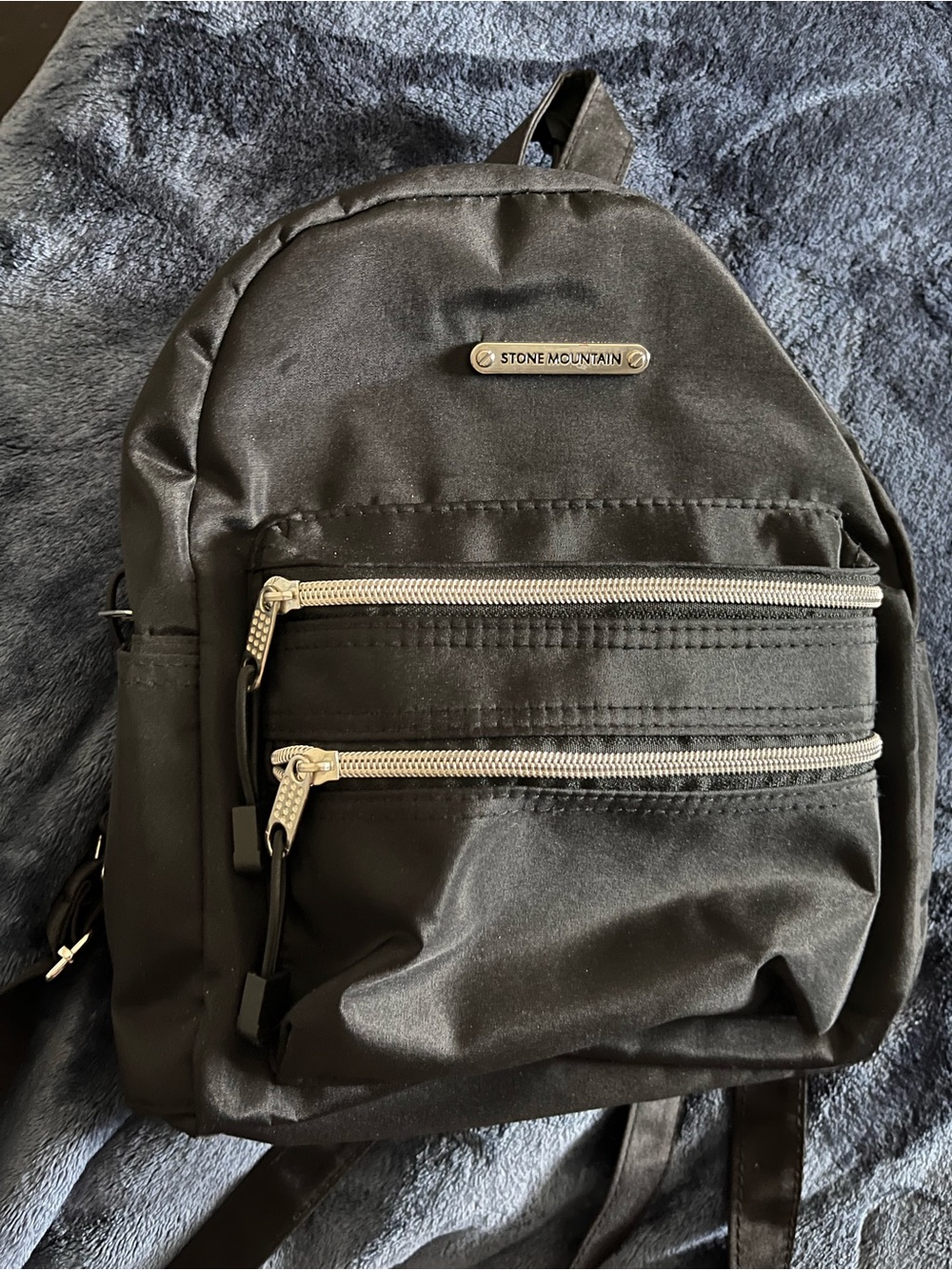 Stone Mountain Accessories Black Mini Backpack for women